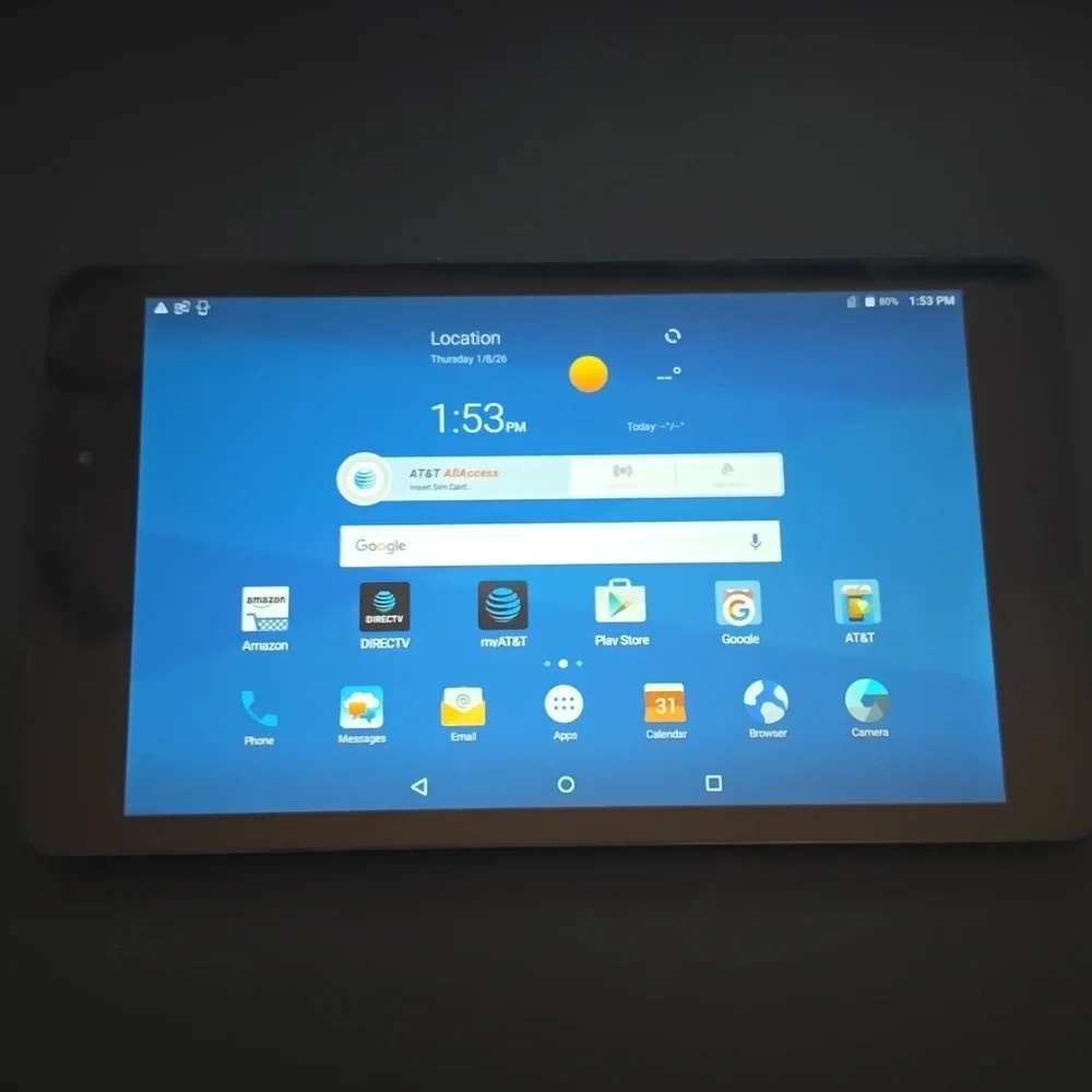 AT&T TREK 2 8-inch Tablet
